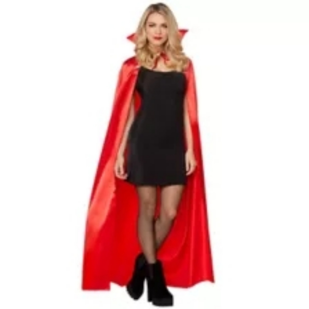 Adult Red Vampire Cape Costume